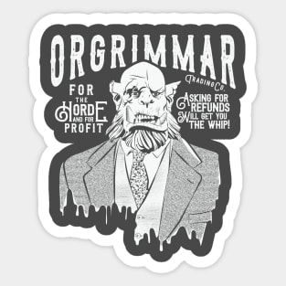 Orgrimmar Trading Co. Sticker